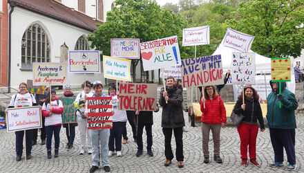 Europäischer Protesttag zur Gleichstellung von Menschen mit Behinderung