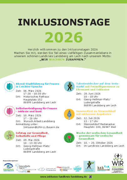 Herzlich willkommen zu den Inklusionstagen 2026
